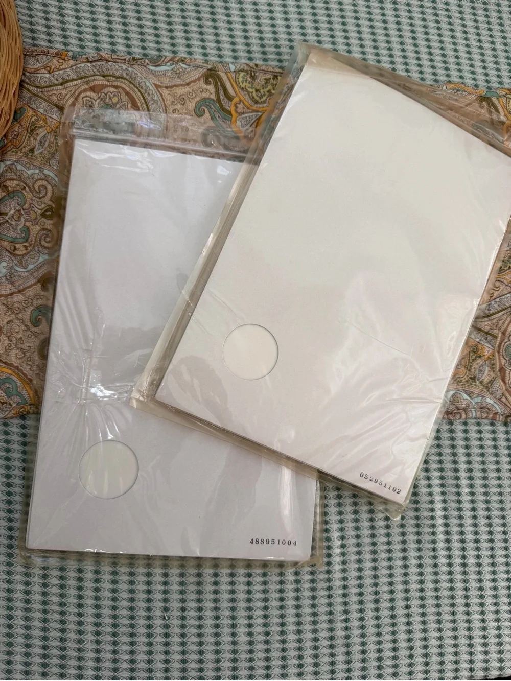 2 Packs Fabric Sheet FS-101 For Canon Color Bubble Jet Printers-9 1/2